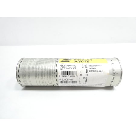 Esab 308L-15 3/32IN 9IN 6LB ELECTRODE 251023305